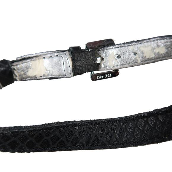 Sam Edelman Shoes Womens 7.5 Sandal Leather Caged Buckle Strappy Low Wedge Donna - Picture 4 of 12